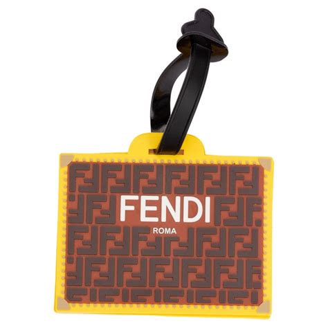 red fendi duffle bag|fendi luggage tag.